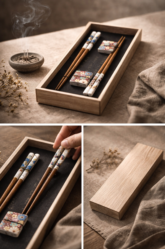 KAZUMI – HANA — 2er Essstäbchen Set