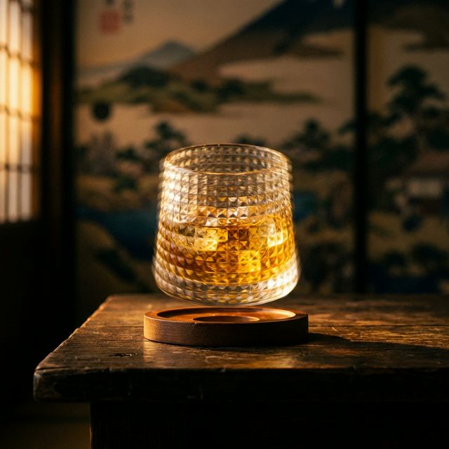 KAZUMI YŪGEN – Rotierendes Whiskeyglas