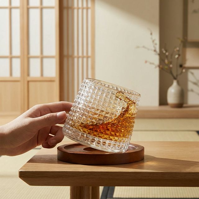KAZUMI YŪGEN – Rotierendes Whiskeyglas